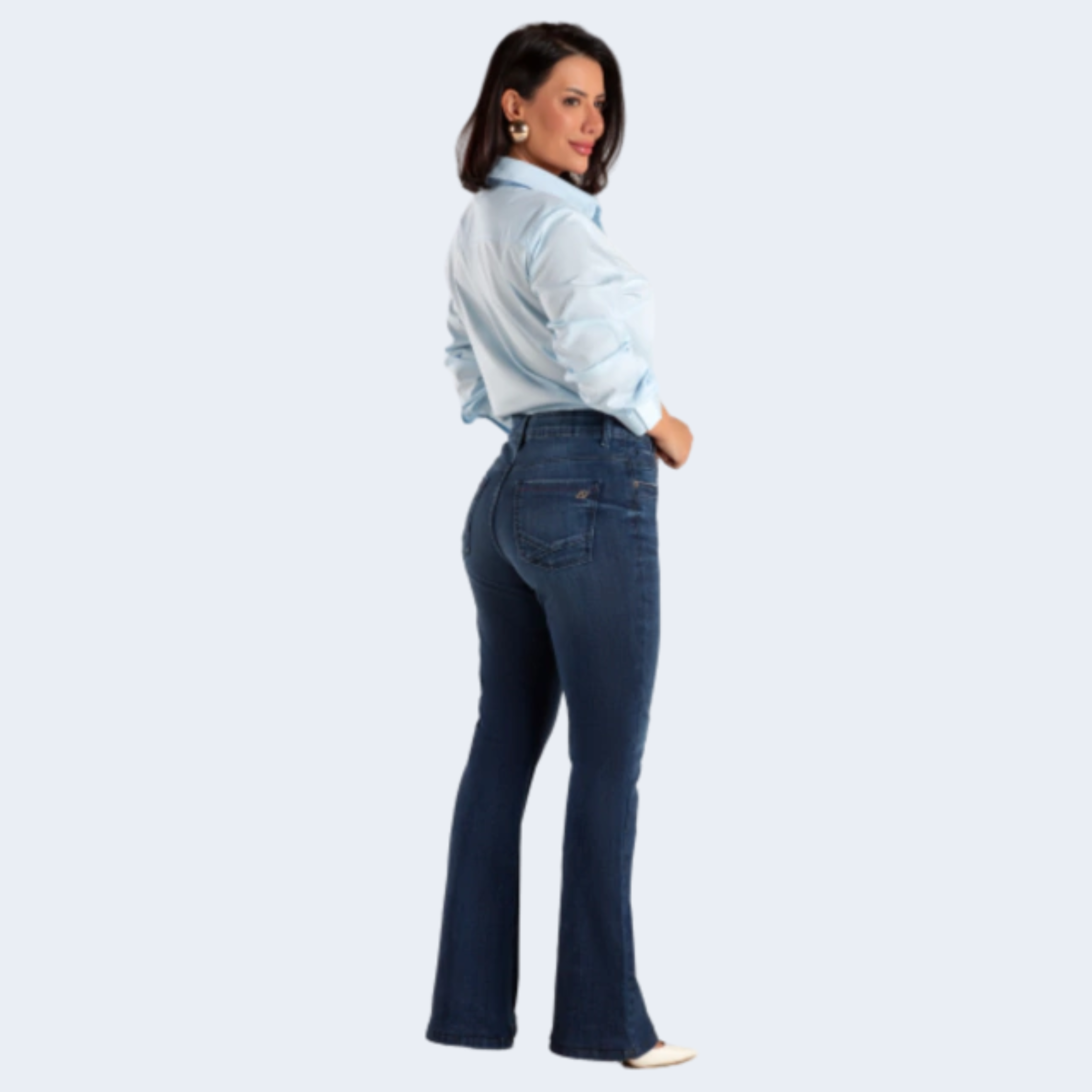 CALÇA FLARE JEANS - CATUCCI