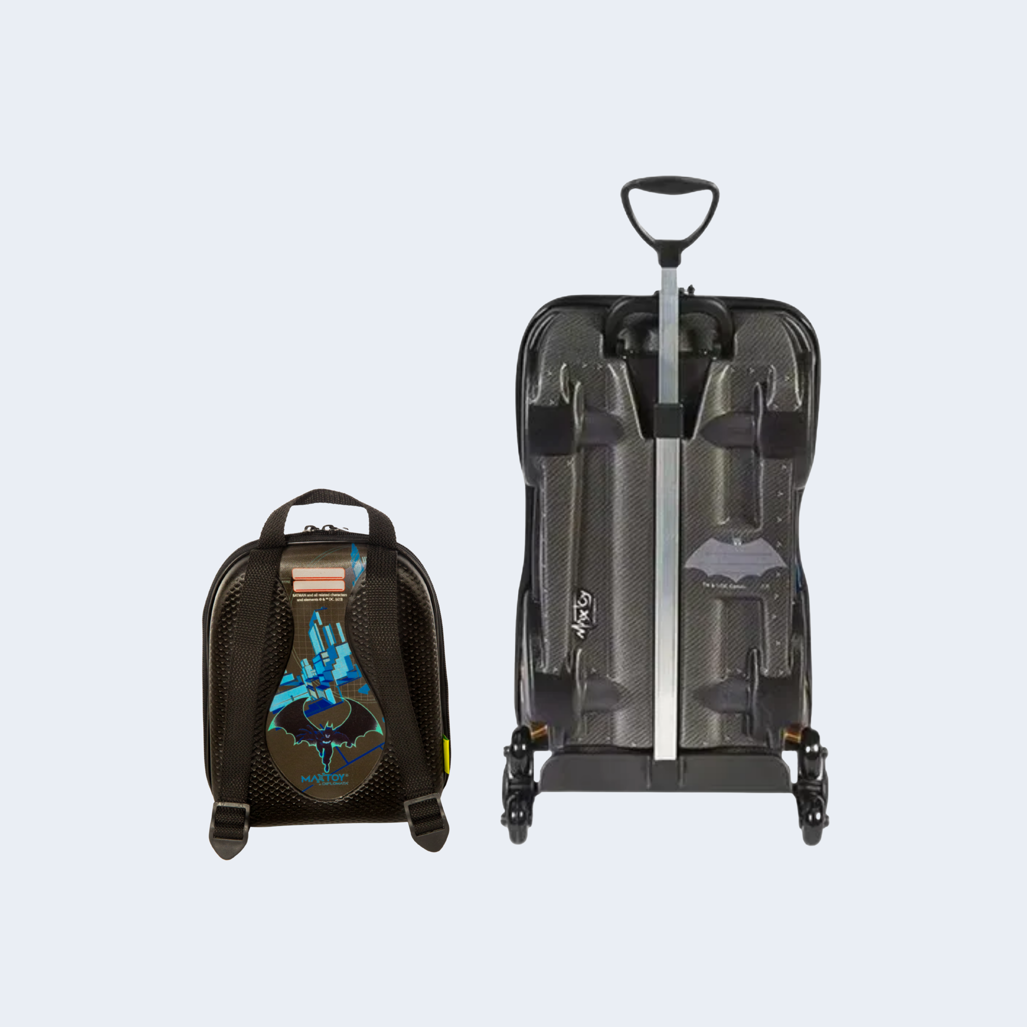 KIT - MALA E LANCHEIRA INFANTIL BATMAN BEWARE - DIPLOMATA