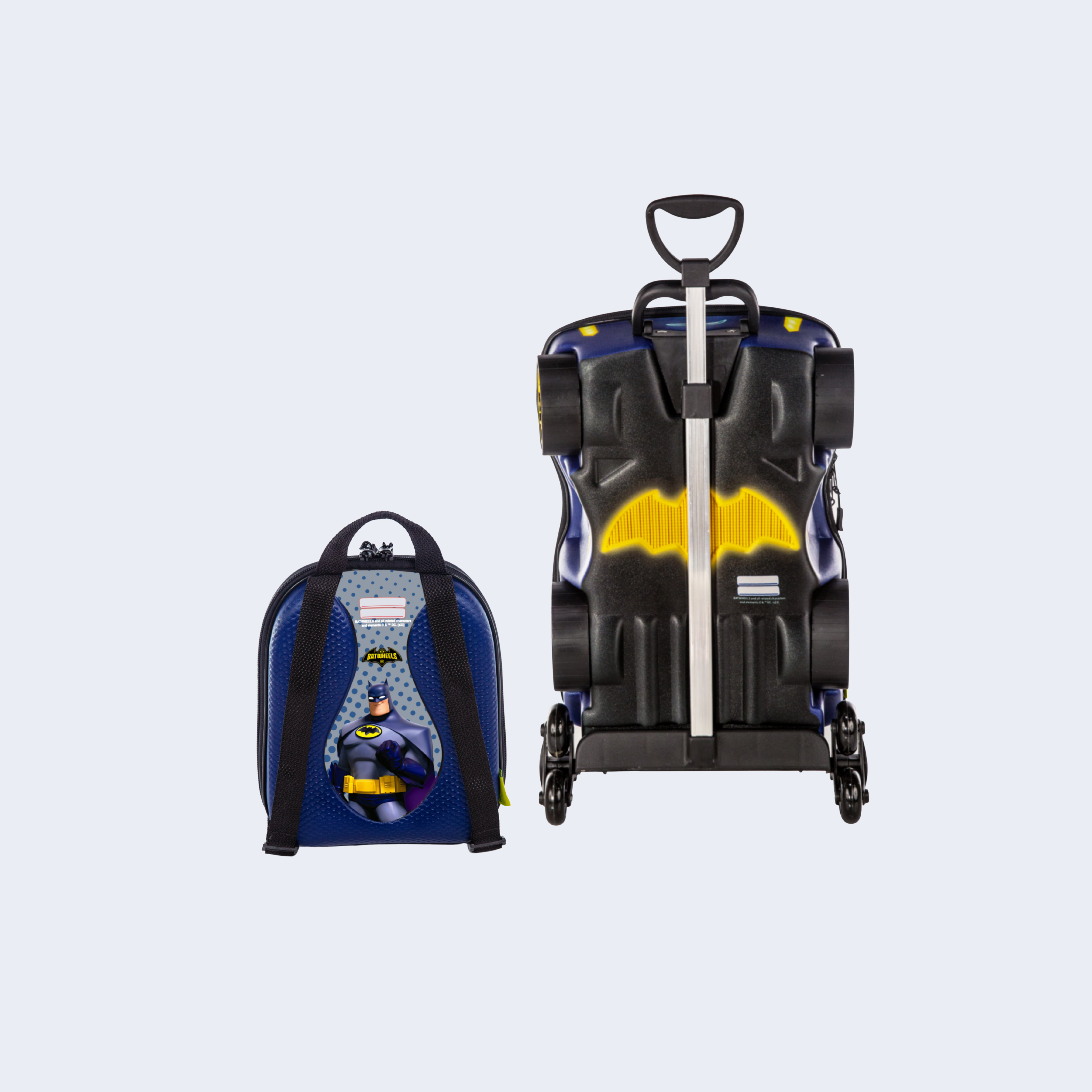 KIT - MALA E LANCHEIRA INFANTIL BATWHEELS MAXTOYS - DIPLOMATA