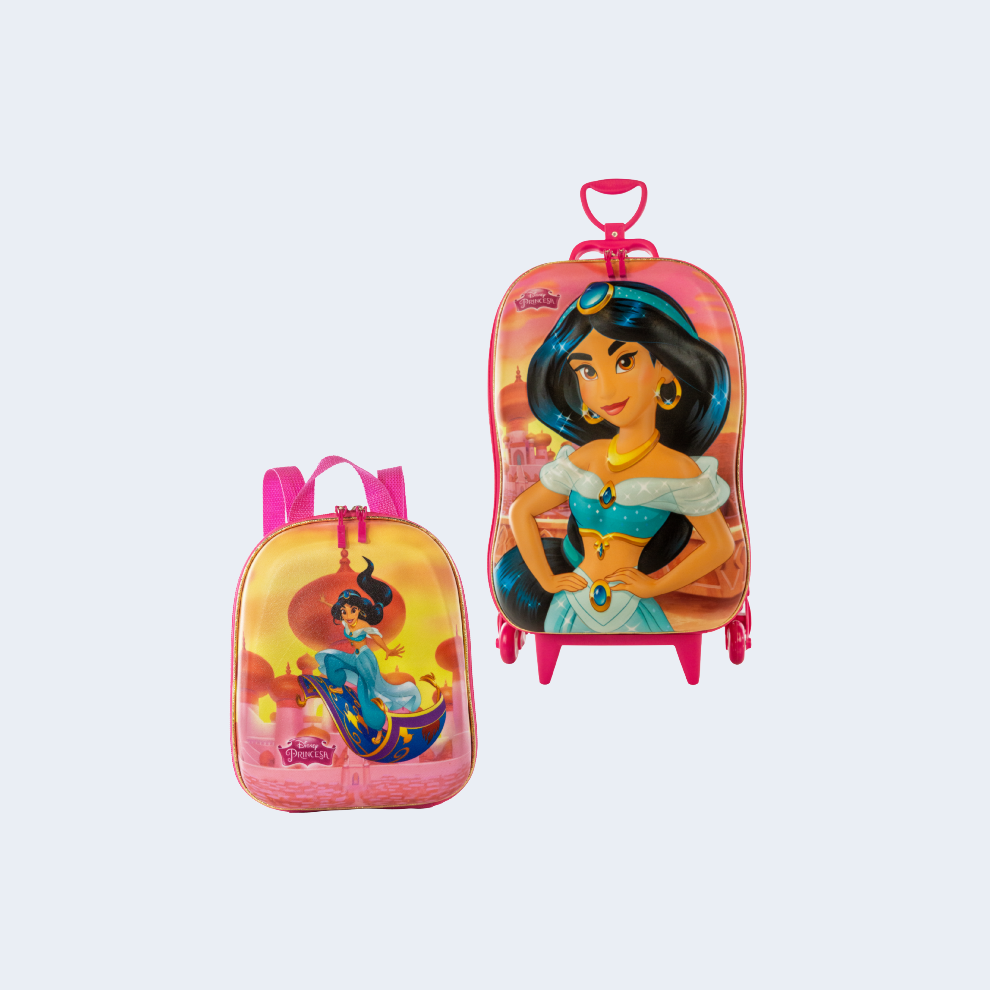 KIT - MALA E LANCHEIRA INFANTIL JASMINE - DIPLOMATA