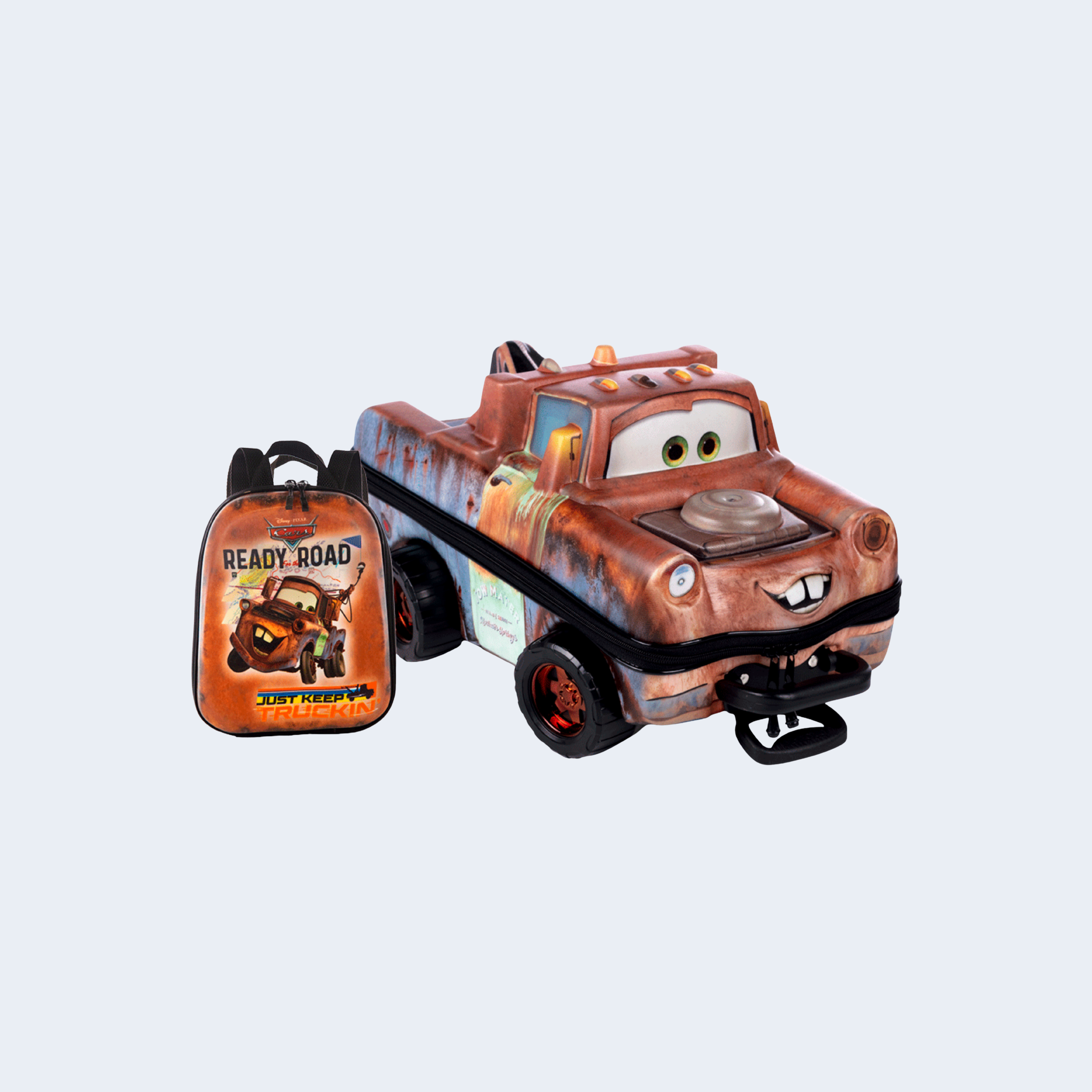 KIT - MALA E LANCHEIRA INFANTIL TOW MATER - DIPLOMATA