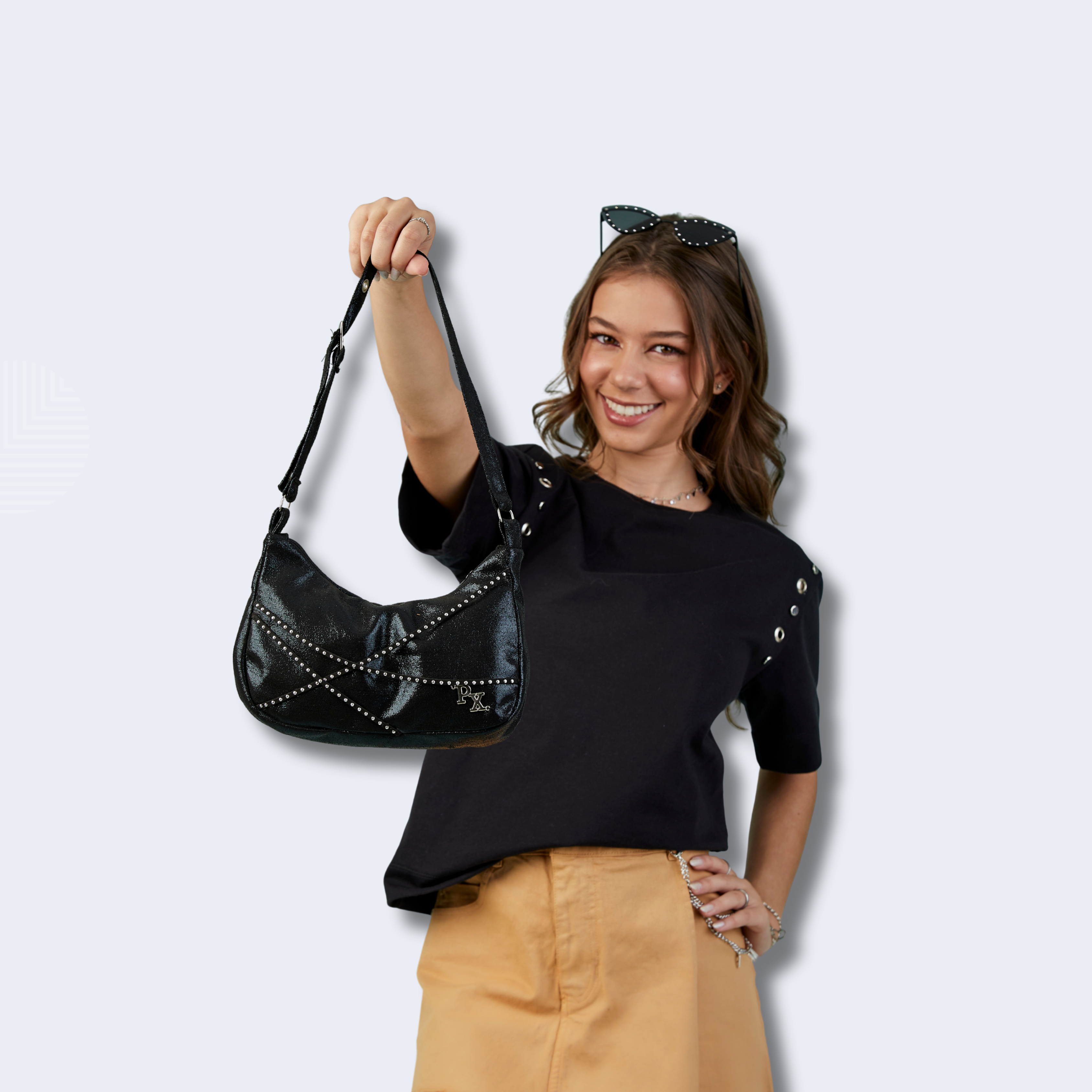 BOLSA BAGUETE - GABRIELA AQUARELA