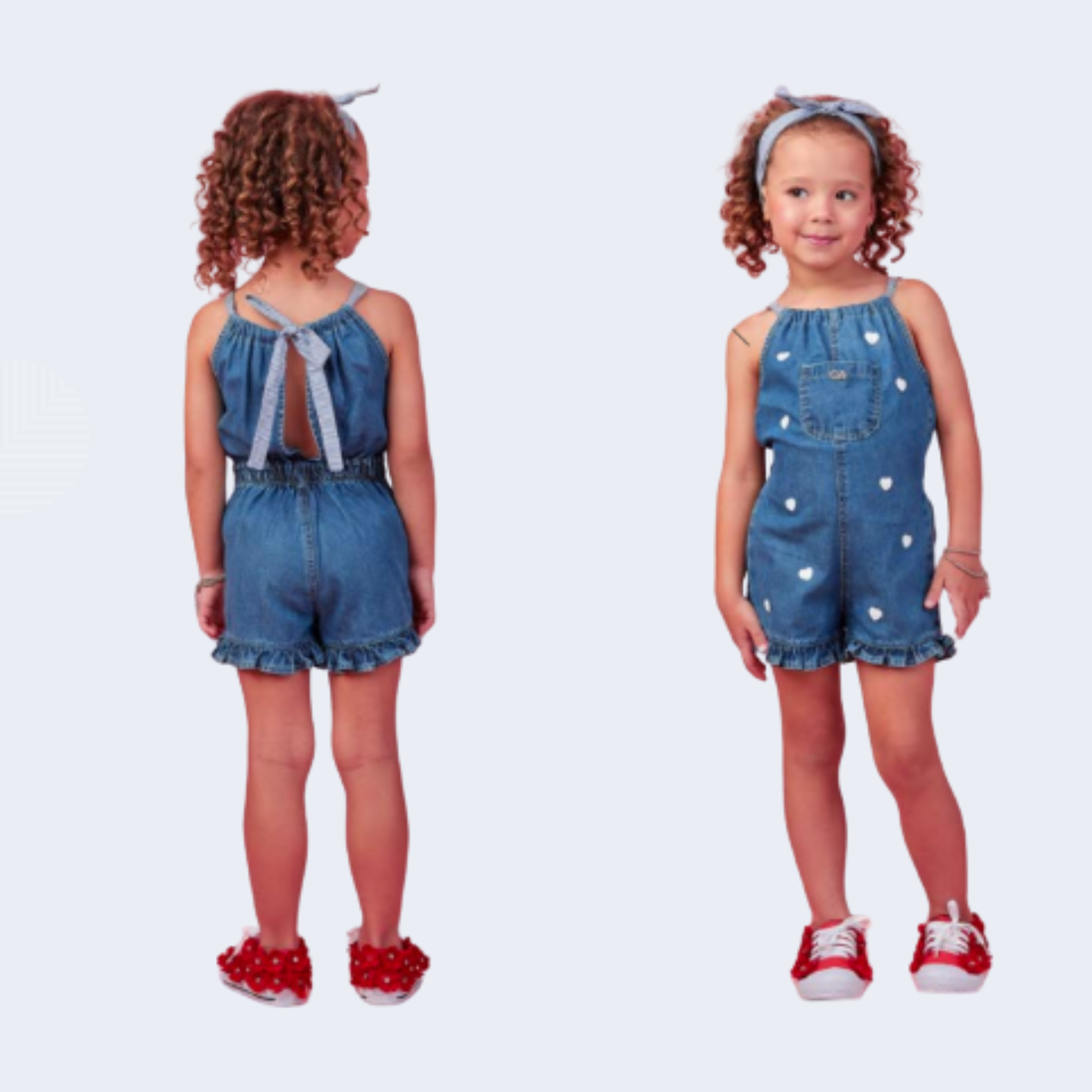 MACAQUINHO JEANS - GABRIELA AQUARELA