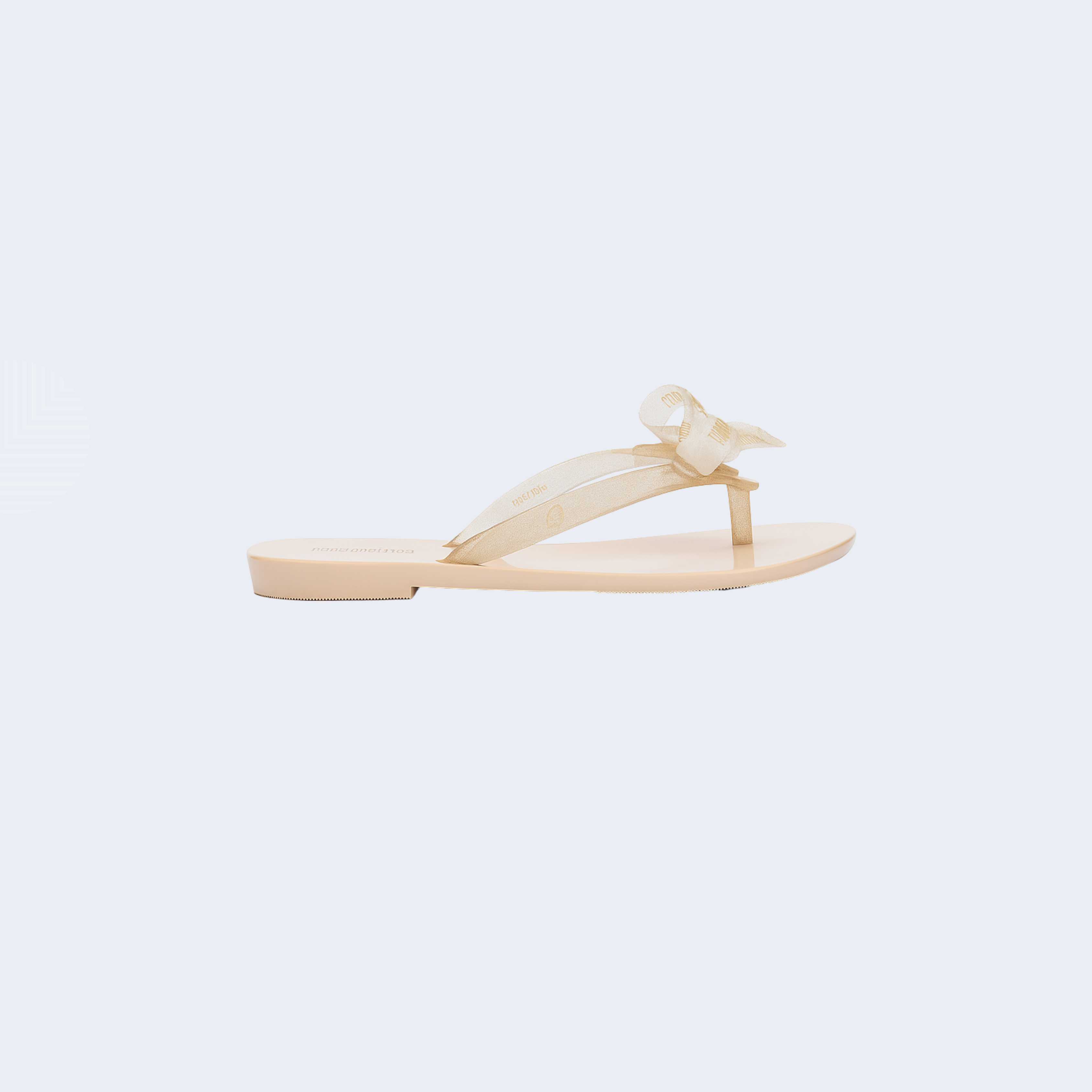 CHINELO RASTERINHA - MINI MELISSA OFF WHITE