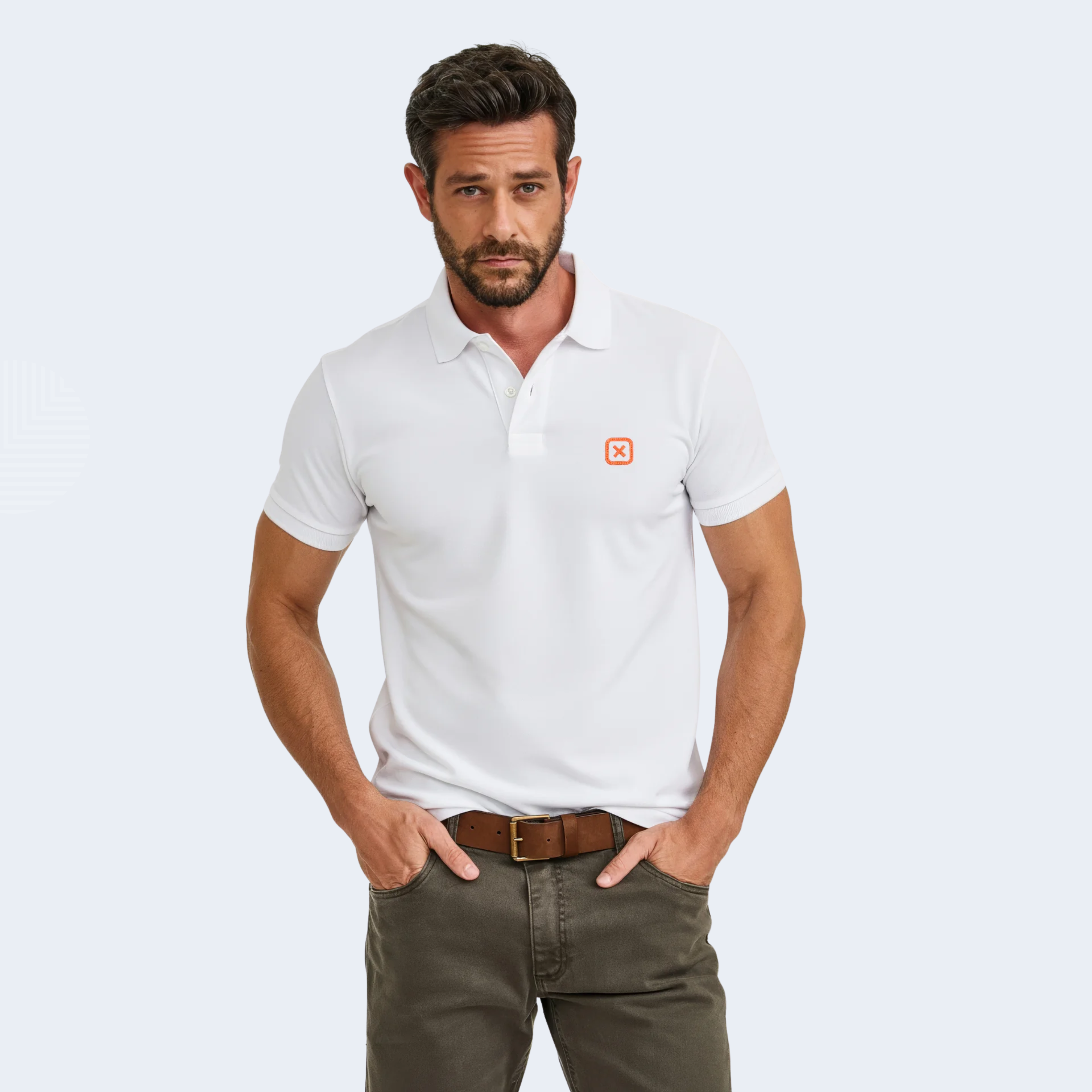CAMISA POLO BRANCA - TXC