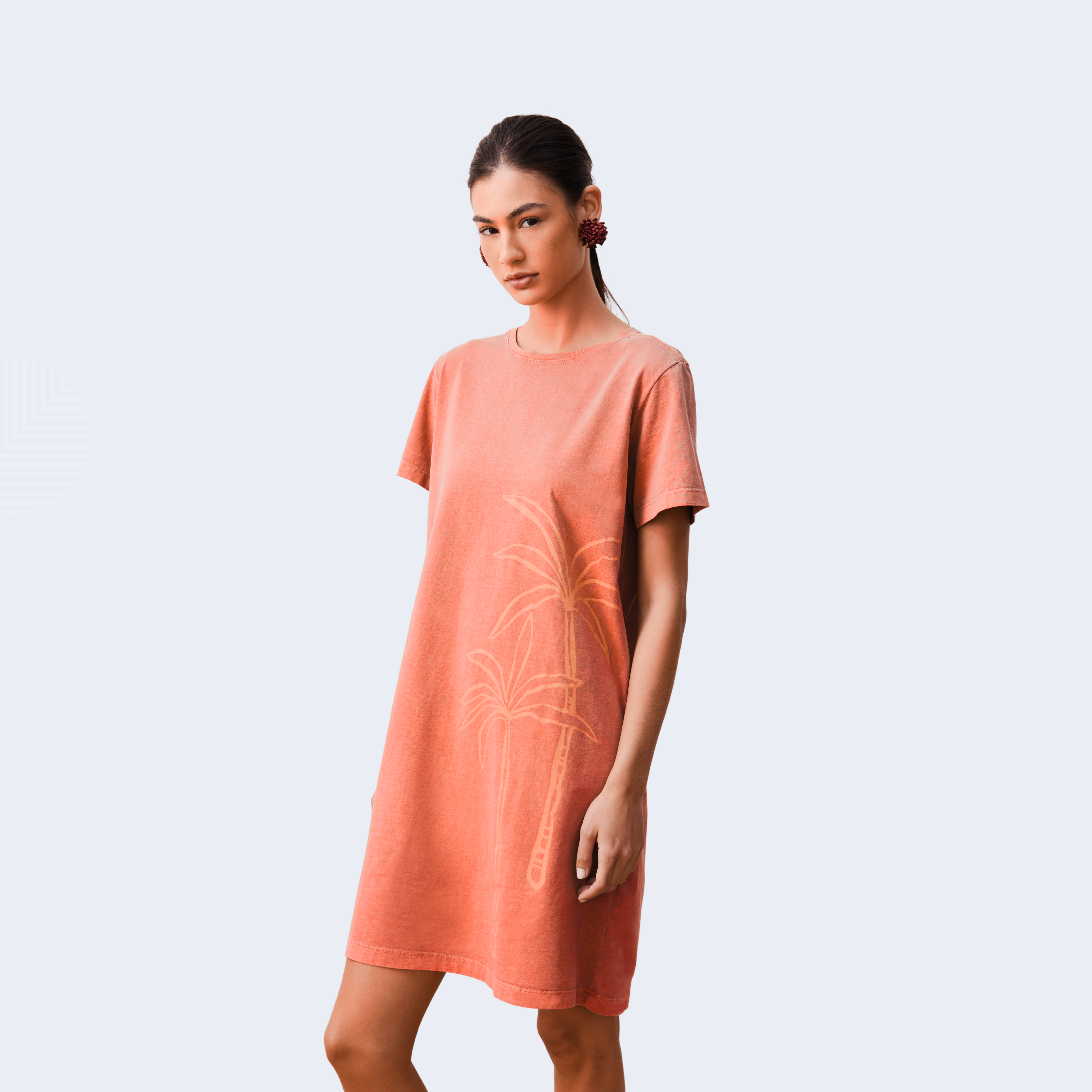 VESTIDO LONGO TERRACOTA - CACAY