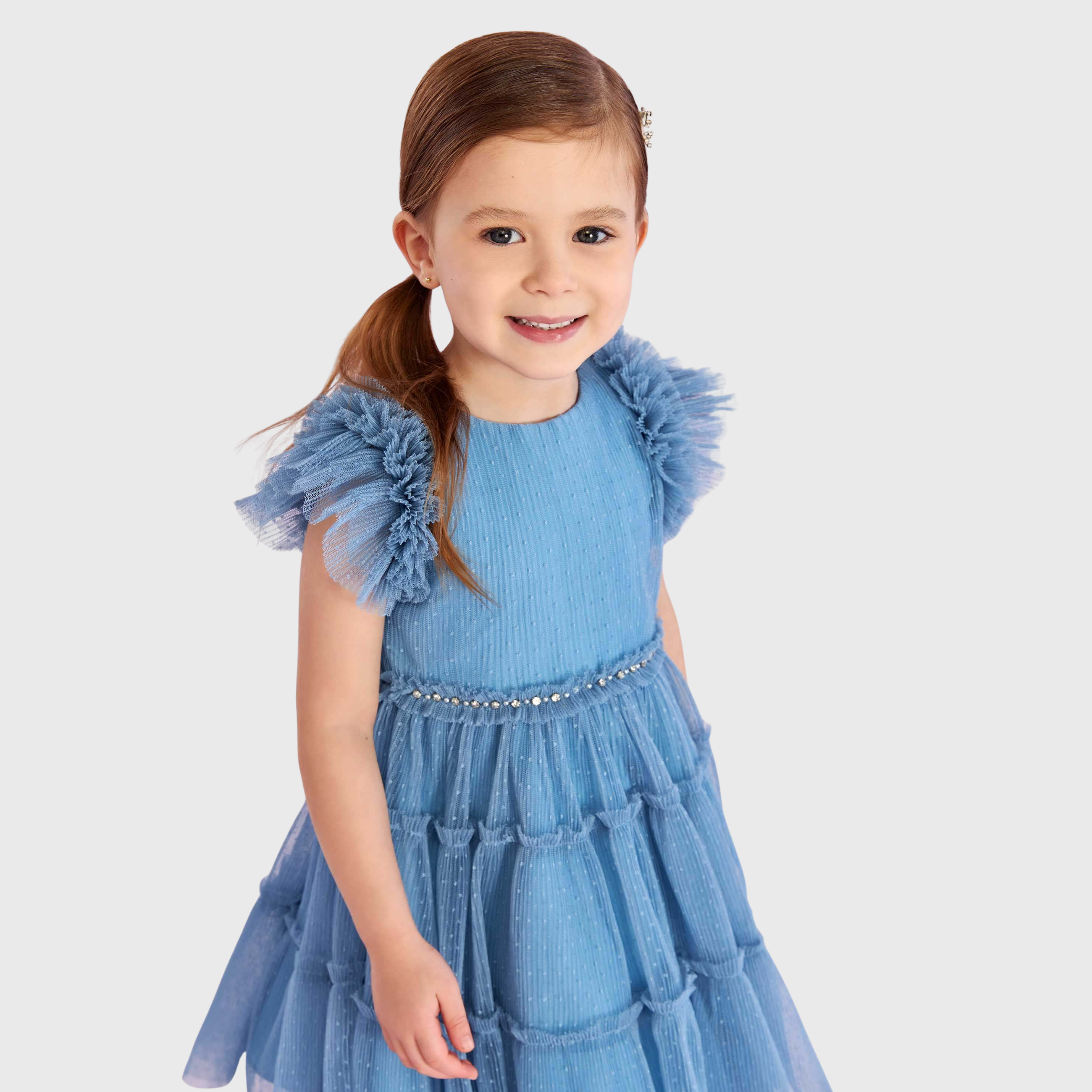 VESTIDO TULE AZUL BALLERINE - PETIT CHERIE