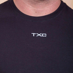 CAMISETA REGULAR MEIA MALHA PENTEADA BORDADA - TXC