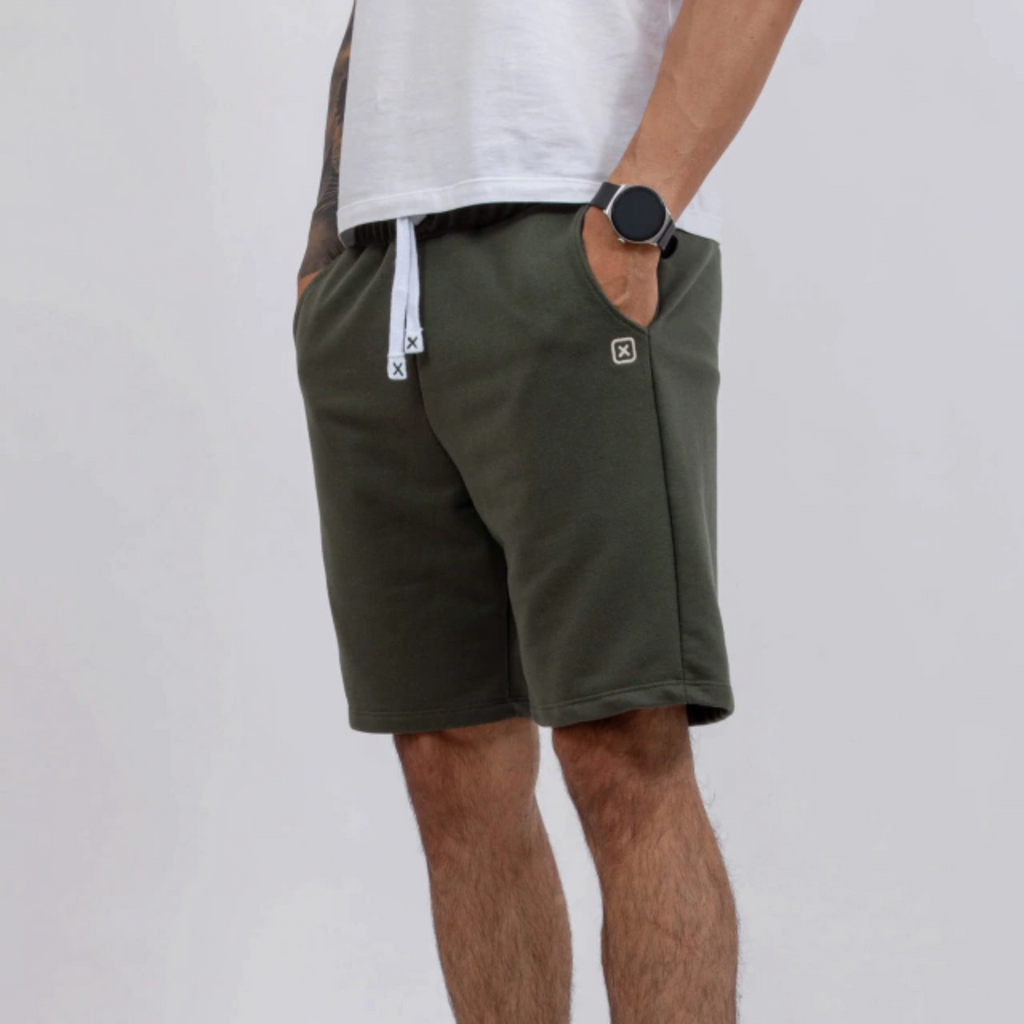 BERMUDA JOGGER MOLETOM BORDADA - TXC