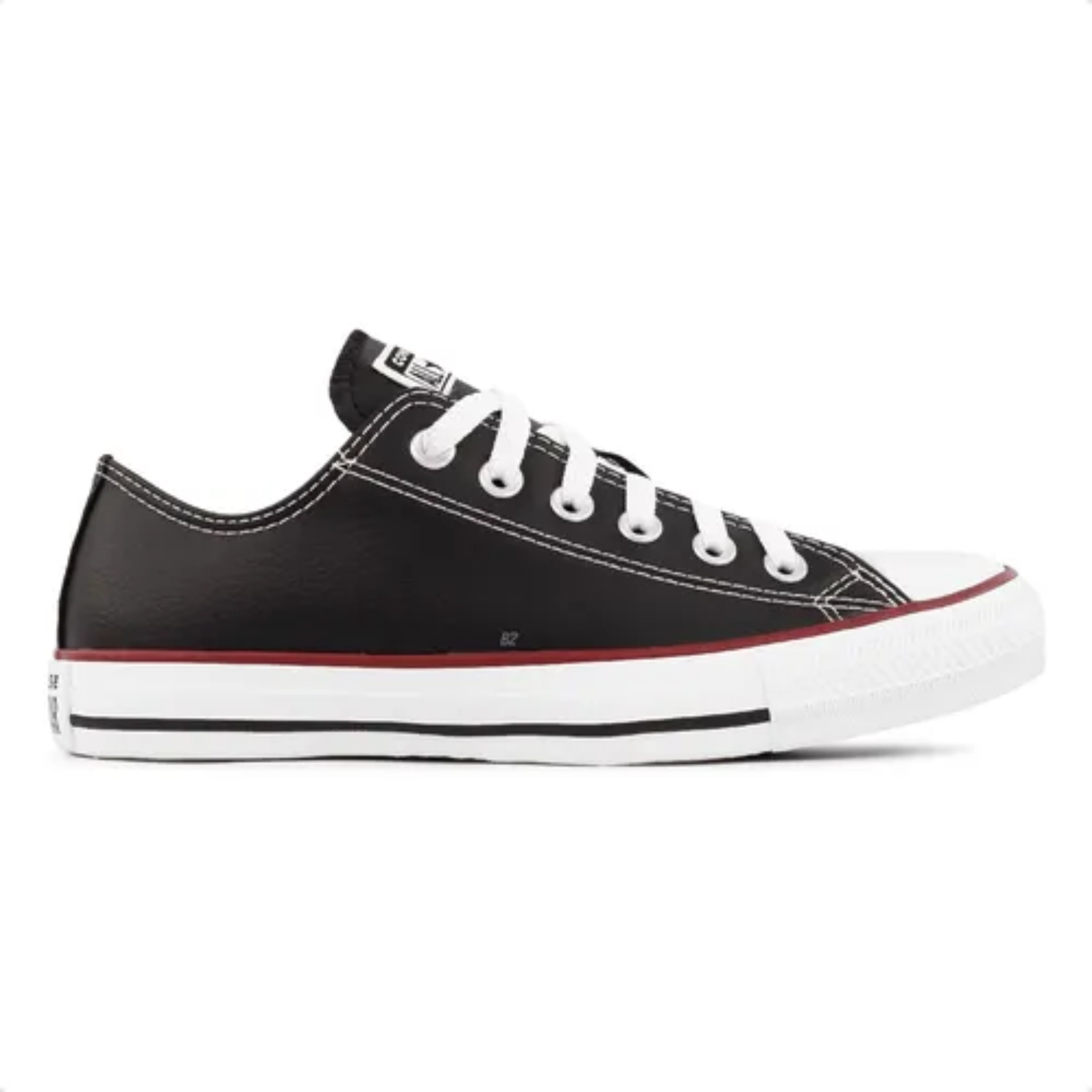 TÊNIS CHUCK TAYLOR ALL STAR EM COURO PRETO - CONVERSE