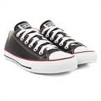TÊNIS CHUCK TAYLOR ALL STAR EM COURO PRETO - CONVERSE