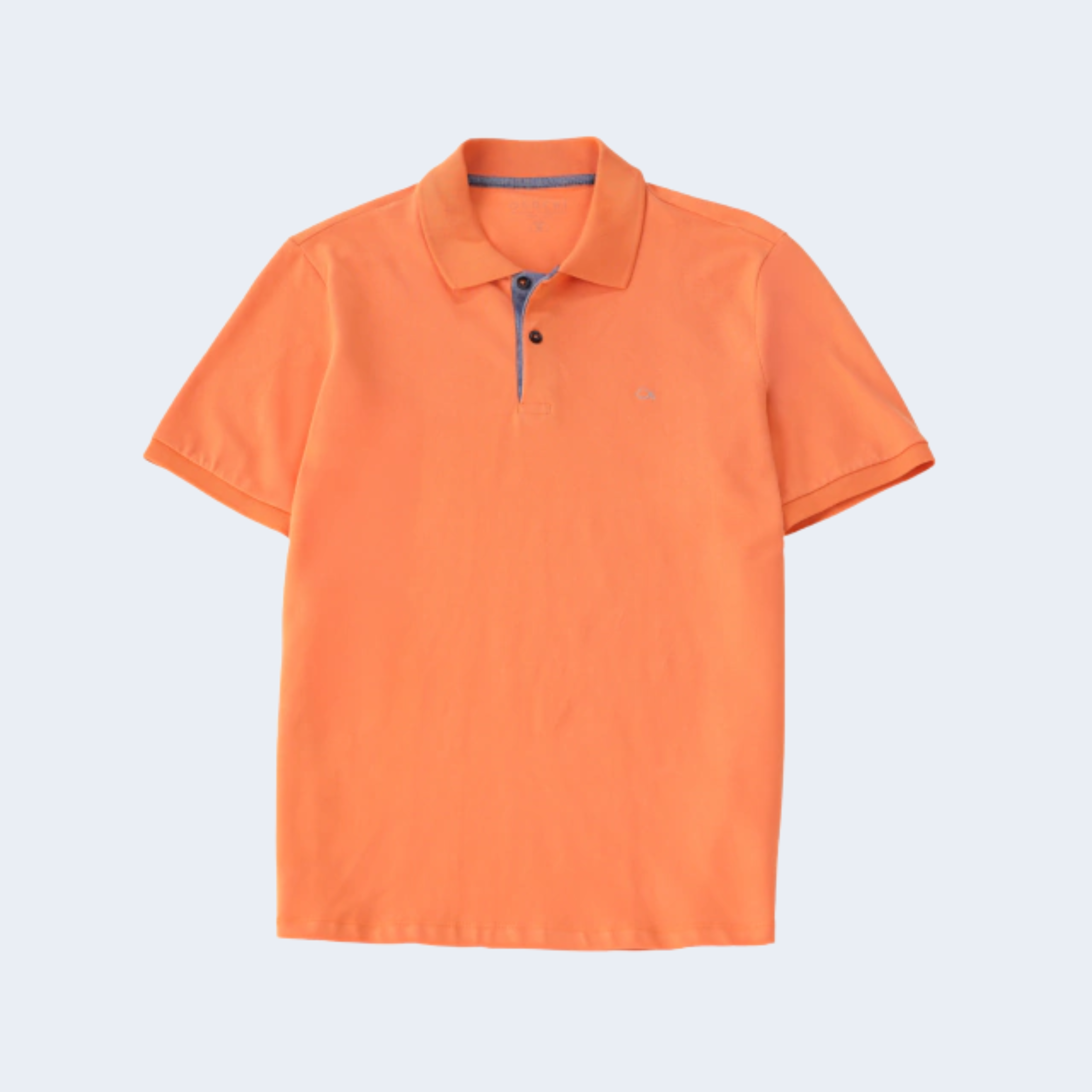 POLO INFANTIL MC ESSENCIAL SLIM PTL 16-1344 TCX DUSTY ORANGE - OGOCHI