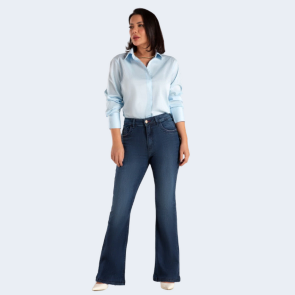 CALÇA FLARE JEANS - CATUCCI