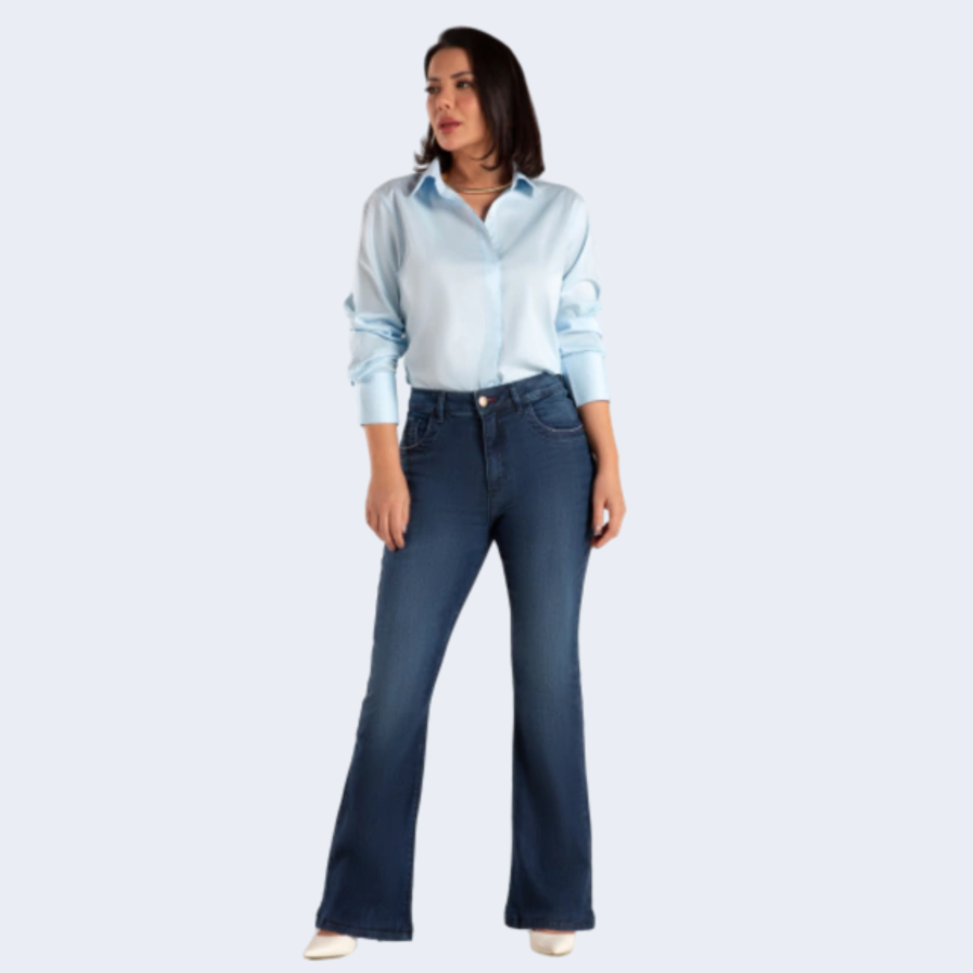 CALÇA FLARE JEANS - CATUCCI