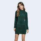 VESTIDO PAETÊ VERDE - AUTHORIA