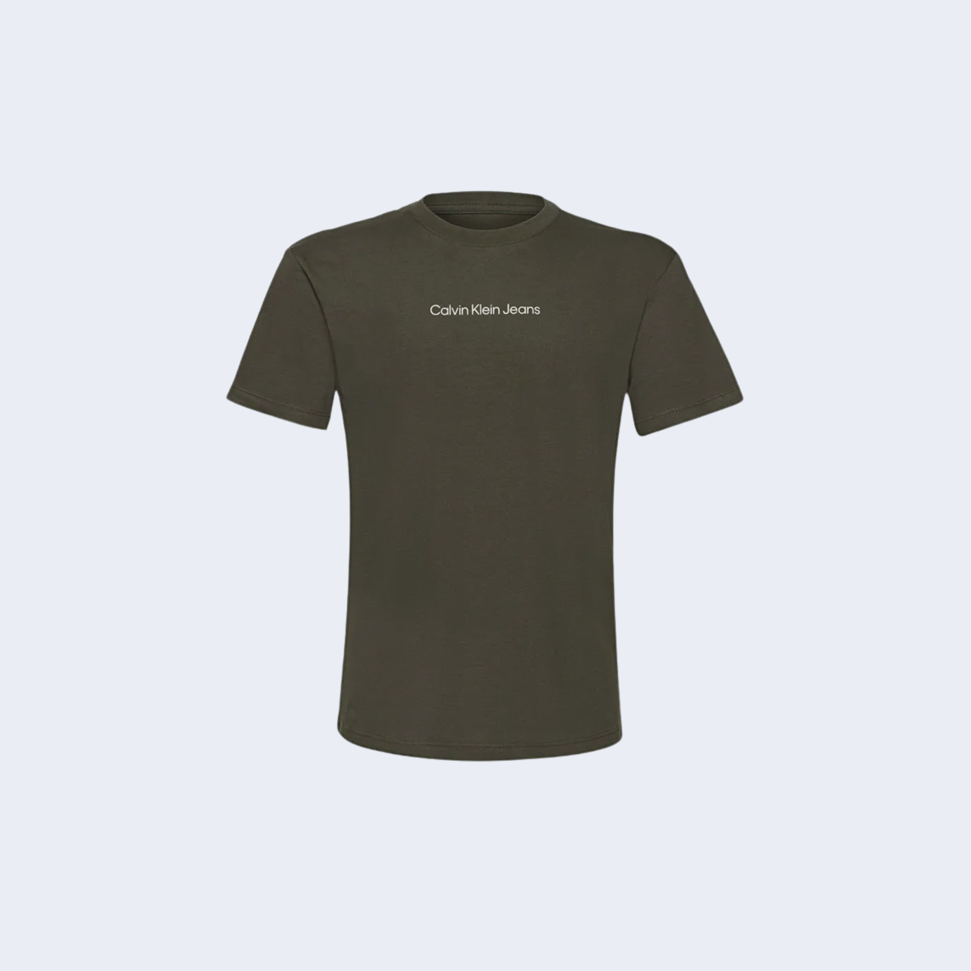 CAMISETA INFANTIL LOGO CENTRALIZADO MILITAR - CALVIN KLEIN