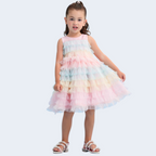 VESTIDO FESTA BABADOS - PETIT CHERIE