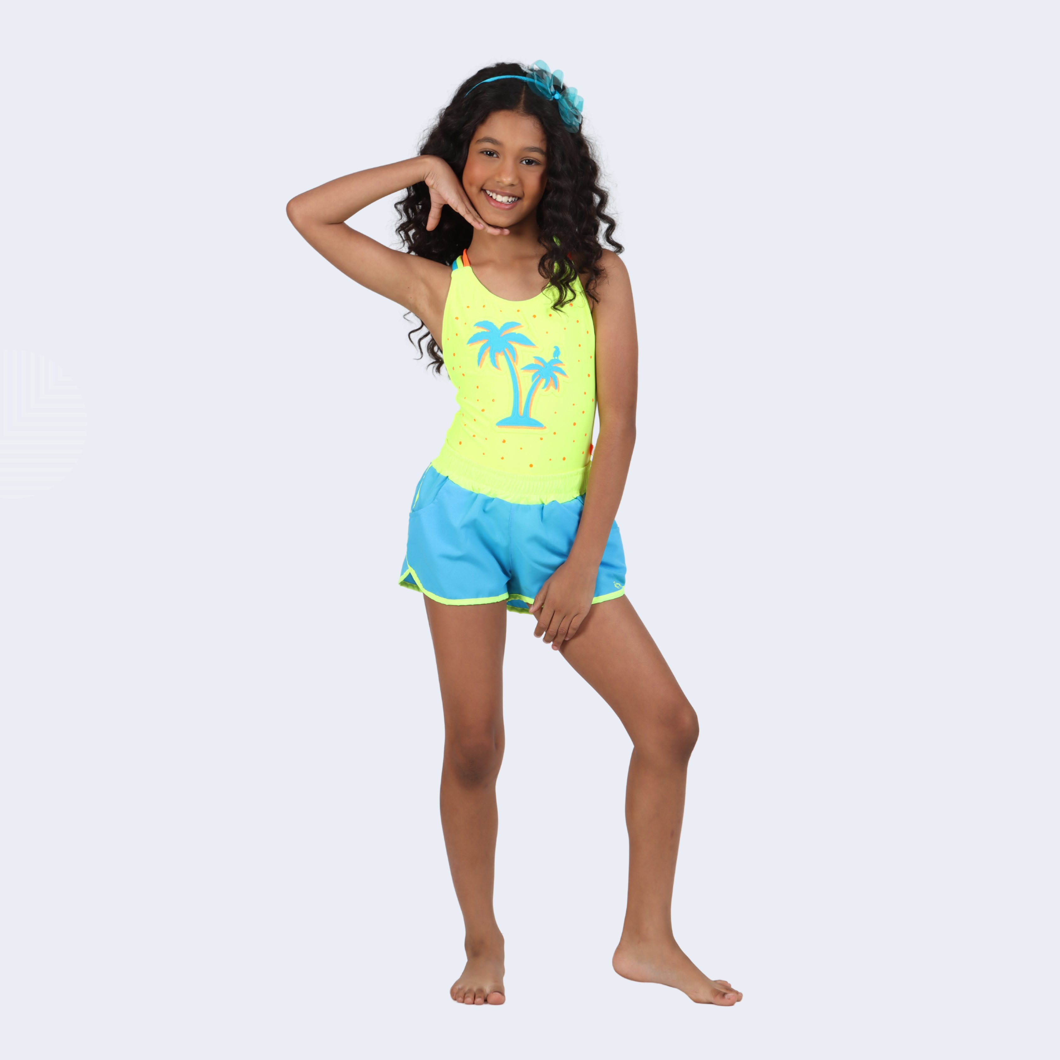 SHORTS KIDS TROPICAL - SIRI