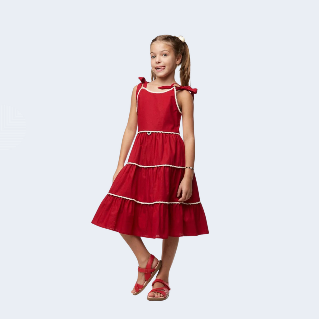 VESTIDO MORANGO - CAMU CAMU