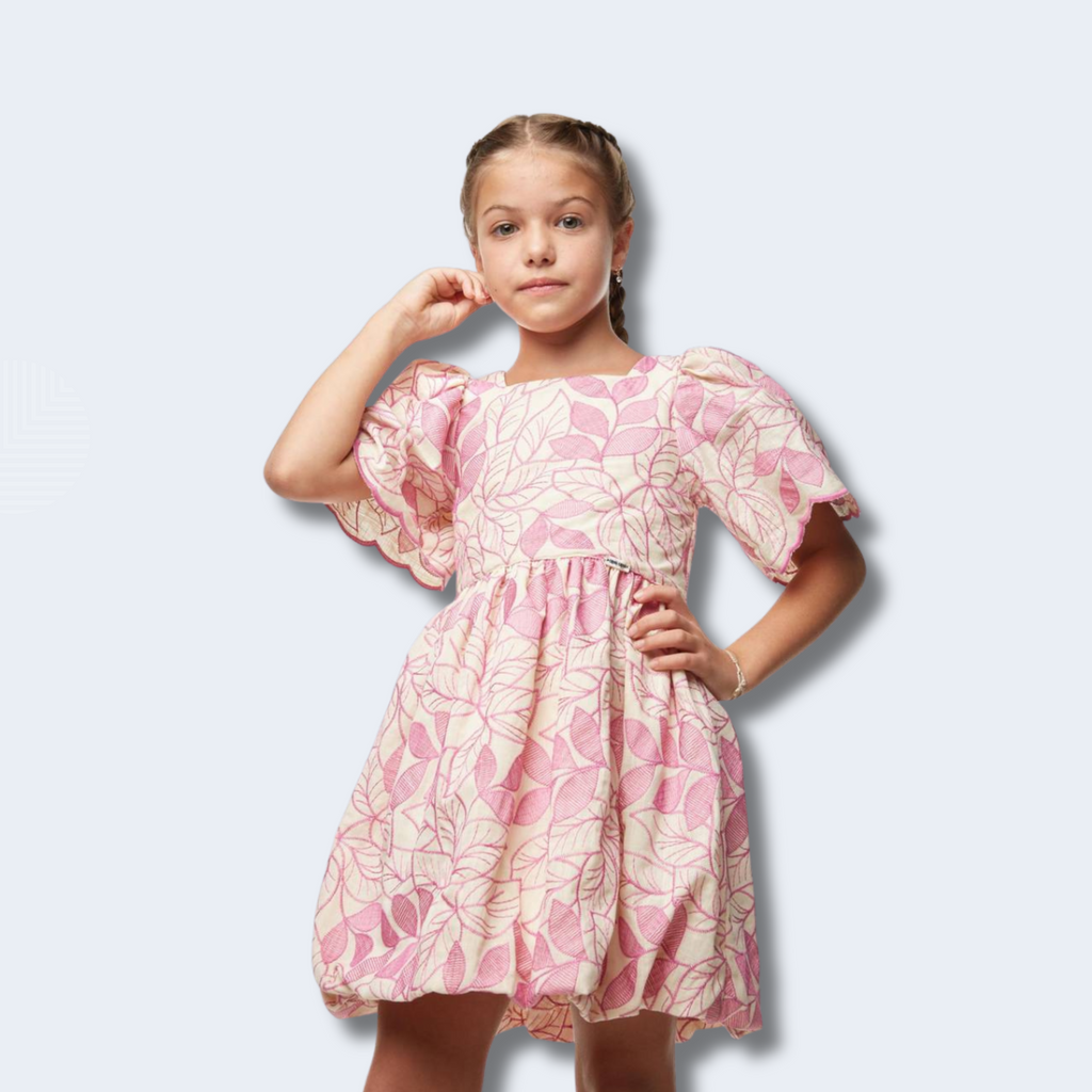 VESTIDO BALONÊ BORDADO - CAMU CAMU