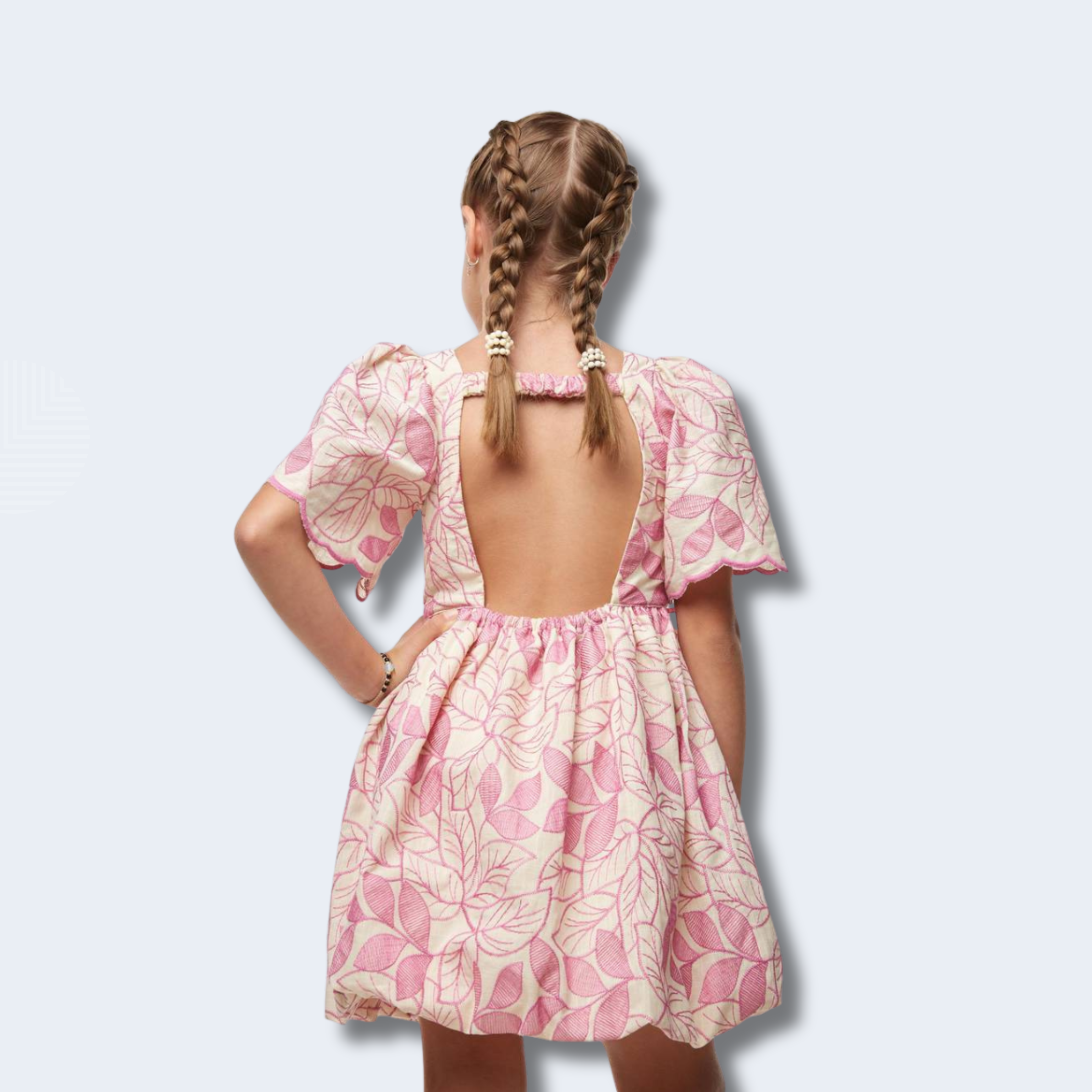 VESTIDO BALONÊ BORDADO - CAMU CAMU