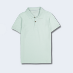 POLO INFANTIL SLIM ESSENCIAL MISTY JADE - OGOCHI