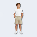 BERMUDA INFANTIL ESSENCIAL AREIA - OGOCHI