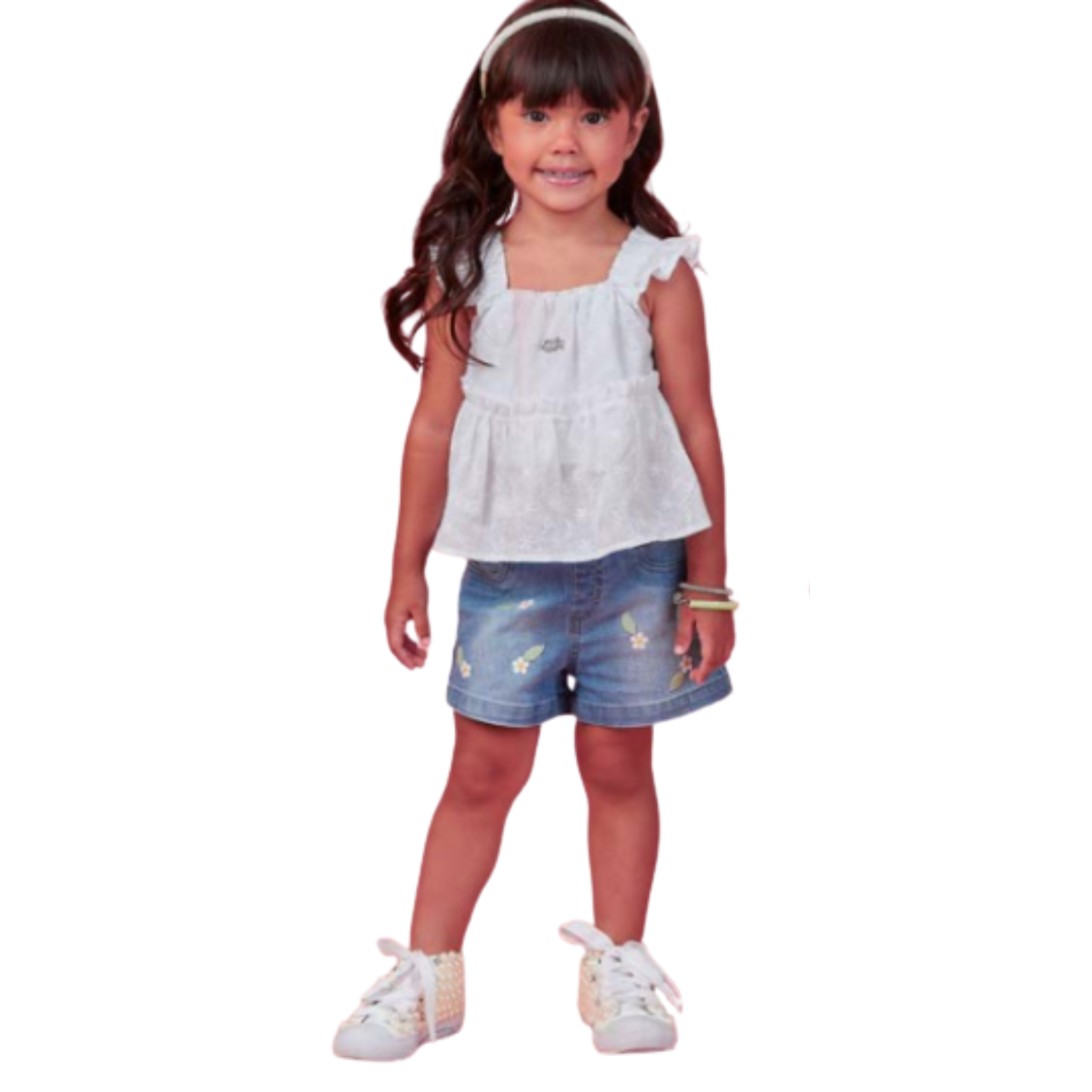 CONJUNTO SHORT E BLUSA - GABRIELA AQUARELA