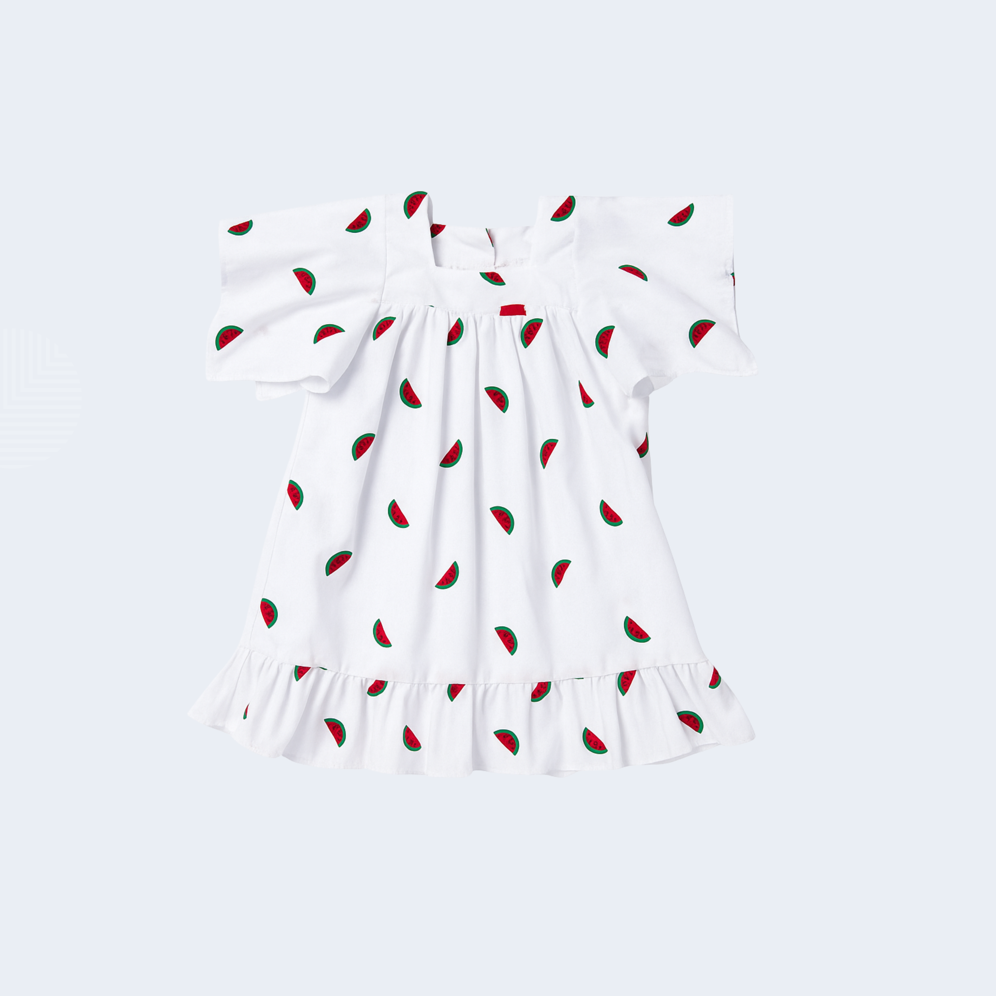 VESTIDO BORDADO MELANCIA - CAMU CAMU