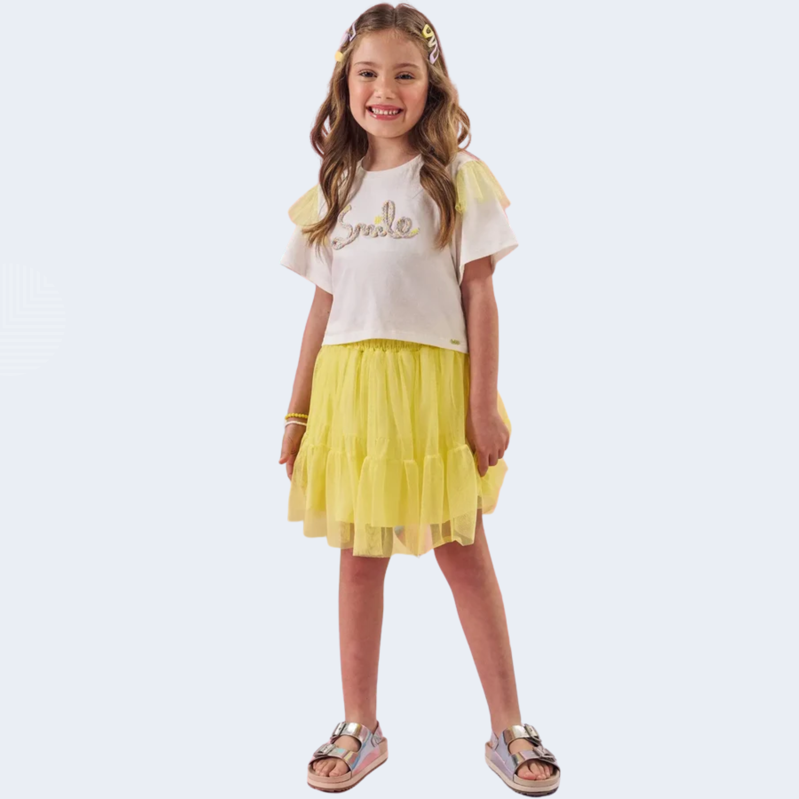 CONJUNTO COM SHORT EMBUTIDO - KUKIE