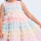 VESTIDO FESTA BABADOS - PETIT CHERIE