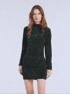 VESTIDO PAETÊ VERDE - AUTHORIA